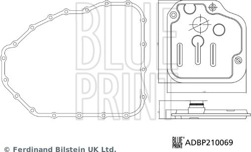 Blue Print ADBP210069 - Hüdraulikafilter,automaatkäigukast epood.avsk.ee