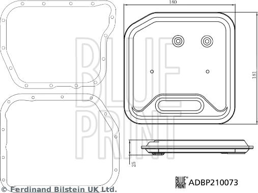 Blue Print ADBP210073 - Hüdraulikafilter,automaatkäigukast epood.avsk.ee