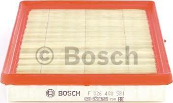 BOSCH F 026 400 581 - Õhufilter epood.avsk.ee