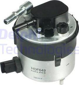 Delphi HDF649 - Kütusefilter epood.avsk.ee