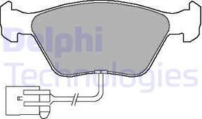 Delphi LP1598 - Piduriklotsi komplekt,ketaspidur epood.avsk.ee