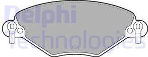 Delphi LP1654 - Piduriklotsi komplekt,ketaspidur epood.avsk.ee