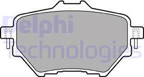Delphi LP2505 - Piduriklotsi komplekt,ketaspidur epood.avsk.ee