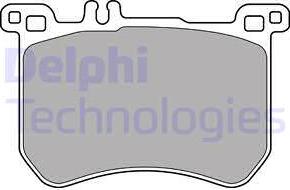 Delphi LP2507 - Piduriklotsi komplekt,ketaspidur epood.avsk.ee