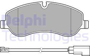 Delphi LP2661 - Piduriklotsi komplekt,ketaspidur epood.avsk.ee