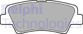 Delphi LP2295 - Piduriklotsi komplekt,ketaspidur epood.avsk.ee
