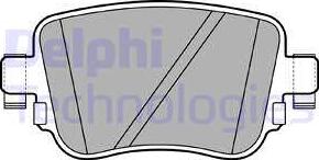 Delphi LP2709 - Piduriklotsi komplekt,ketaspidur epood.avsk.ee