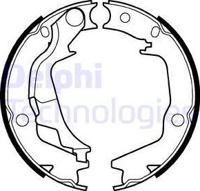 Delphi LS2042 - Piduriklotside komplekt,seisupidur epood.avsk.ee