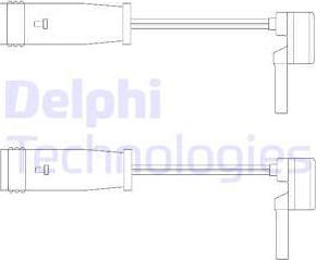 Delphi LZ0153 - Hoiatuskontakt, piduriklotsi kulumine epood.avsk.ee