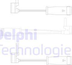 Delphi LZ0163 - Hoiatuskontakt, piduriklotsi kulumine epood.avsk.ee