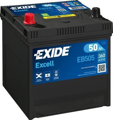 Exide EB505 - EXIDE 50AH 360A 200X173X222 EXCELL epood.avsk.ee