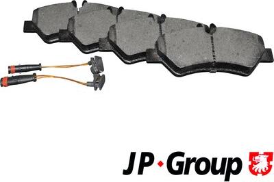 JP Group 1163707610 - Piduriklotsi komplekt,ketaspidur epood.avsk.ee