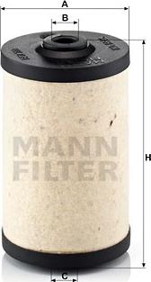 Mann-Filter BFU 700 x - Kütusefilter epood.avsk.ee