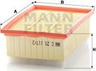 Mann-Filter C 25 117/2 - Õhufilter epood.avsk.ee