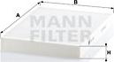 Mann-Filter CU 3037 - Filter,salongiõhk epood.avsk.ee