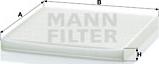 Mann-Filter CU 2131 - Filter,salongiõhk epood.avsk.ee
