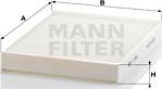 Mann-Filter CU 2842 - Filter,salongiõhk epood.avsk.ee