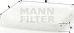 Mann-Filter CU 2358 - Filter,salongiõhk epood.avsk.ee