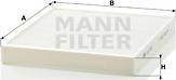Mann-Filter CU 2757 - Filter,salongiõhk epood.avsk.ee