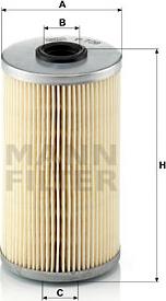 Mann-Filter P 726 x - Kütusefilter epood.avsk.ee