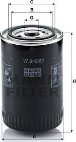Mann-Filter W 940/62 - Õlifilter epood.avsk.ee