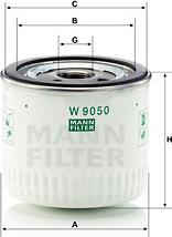 Mann-Filter W 9050 - Õlifilter epood.avsk.ee