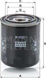Mann-Filter W 9023/1 - Hüdraulikafilter,automaatkäigukast epood.avsk.ee