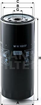 Mann-Filter W 11 102/37 - Õlifilter epood.avsk.ee