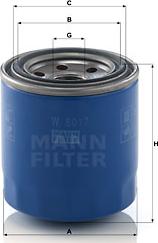 Mann-Filter W 8017 - Õlifilter epood.avsk.ee