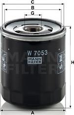 Mann-Filter W 7053 - Õlifilter epood.avsk.ee