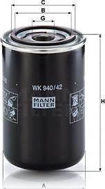 Mann-Filter WK 940/42 - Kütusefilter epood.avsk.ee