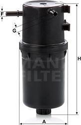 Mann-Filter WK 9016 - Kütusefilter epood.avsk.ee