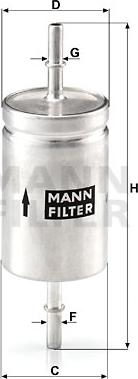 Mann-Filter WK 512 - Kütusefilter epood.avsk.ee