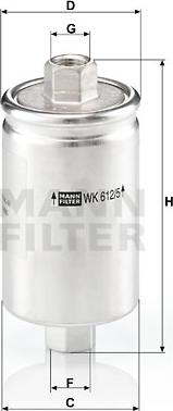 Mann-Filter WK 612/5 - Kütusefilter epood.avsk.ee