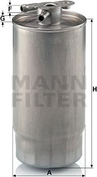Mann-Filter WK 841/1 - Kütusefilter epood.avsk.ee