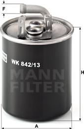 Mann-Filter WK 842/13 - Kütusefilter epood.avsk.ee
