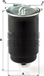 Mann-Filter WK 842/3 - Kütusefilter epood.avsk.ee
