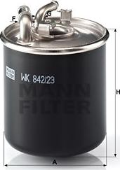 Mann-Filter WK 842/23 x - Kütusefilter epood.avsk.ee