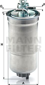 Mann-Filter WK 853/3 x - Kütusefilter epood.avsk.ee