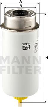 Mann-Filter WK 8158 - Kütusefilter epood.avsk.ee
