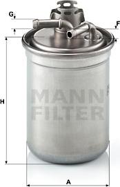 Mann-Filter WK 823/3 x - Kütusefilter epood.avsk.ee