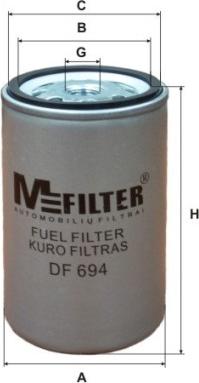 Mfilter DF 694 - Kütusefilter epood.avsk.ee