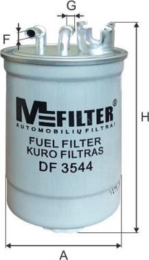 Mfilter DF 3544 - Kütusefilter epood.avsk.ee