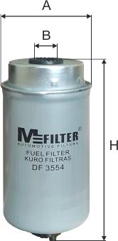 Mfilter DF 3554 - Kütusefilter epood.avsk.ee