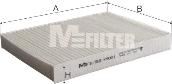 Mfilter K 9001 - Filter,salongiõhk epood.avsk.ee