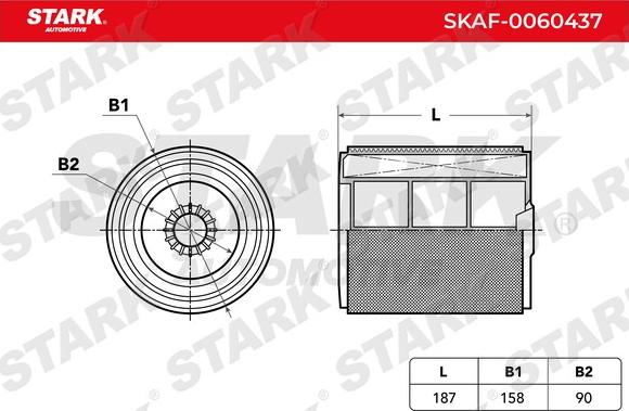 Stark SKAF-0060437 - Õhufilter epood.avsk.ee