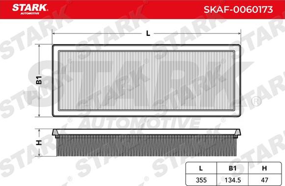 Stark SKAF-0060173 - Õhufilter epood.avsk.ee