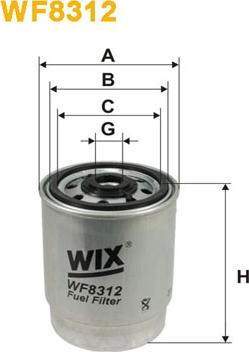 WIX Filters WF8312 - Kütusefilter epood.avsk.ee