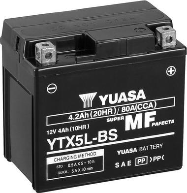 Yuasa YTX5L-BS - Käivitusaku epood.avsk.ee