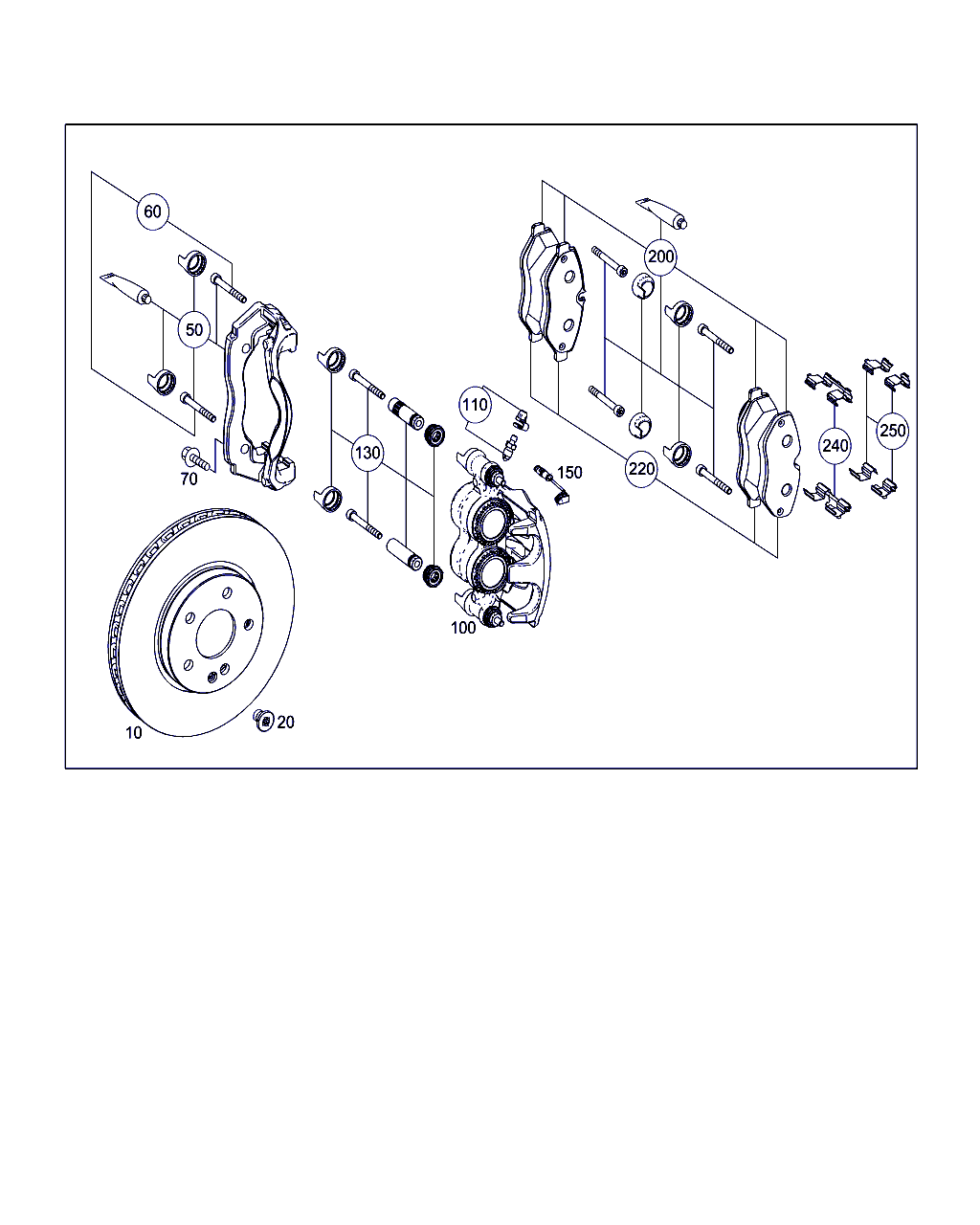 Delphi LP3138 - Piduriklotsi komplekt,ketaspidur epood.avsk.ee